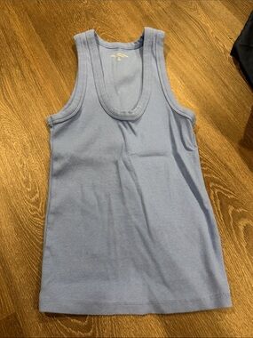 NWOT! Abercrombie and Fitch Soft Sky Blue Ribbed Tank